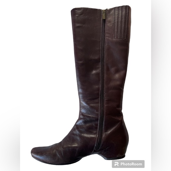 Kenneth Cole Bob Bard Brown Leather Boots Size 7M - Picture 5 of 9